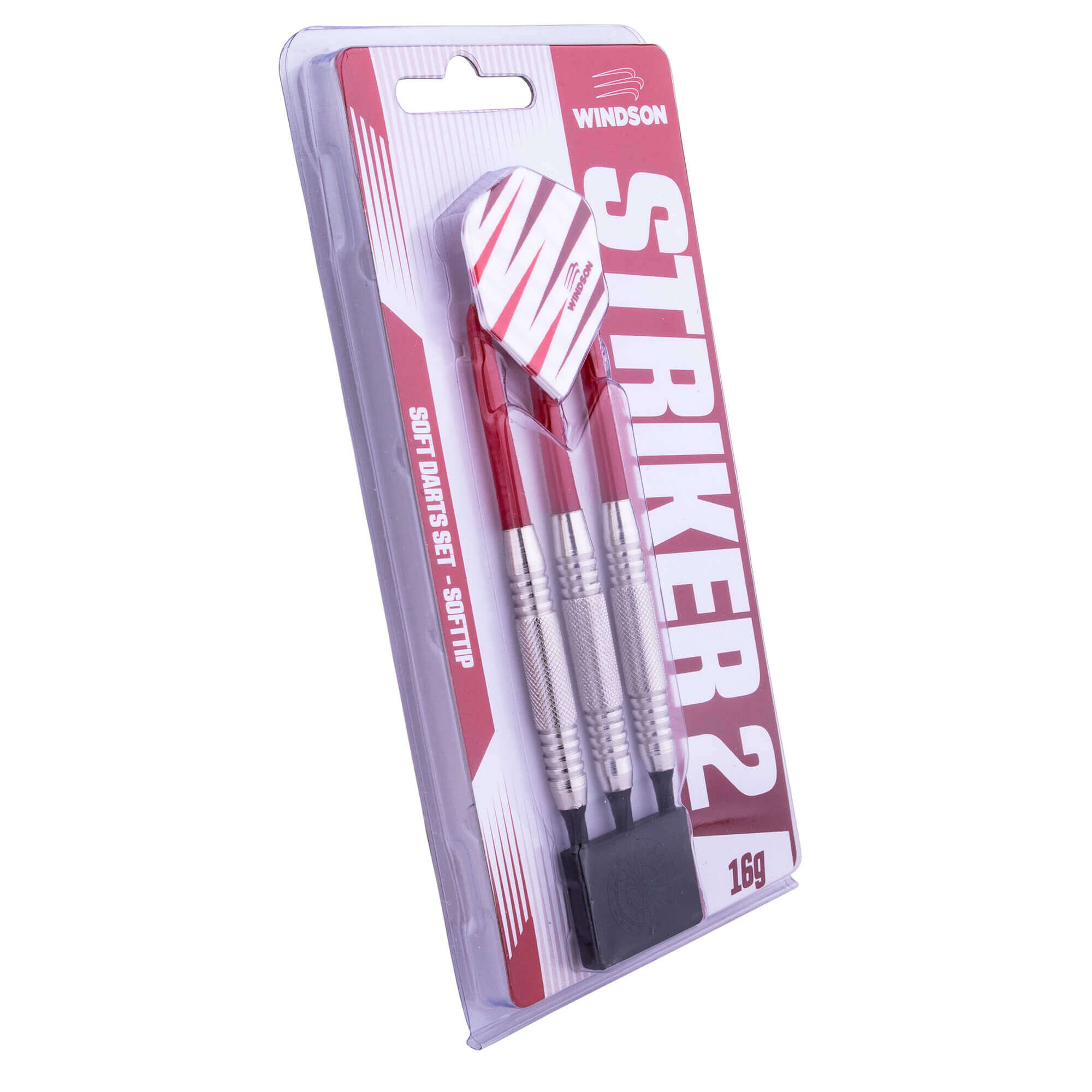 Soft set šipek STRIKER 2 ,16g železo, shaft nylon, letka PVC, hrot plast- 25mm