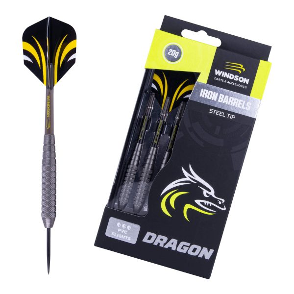 Set šipek DRAGON Steel 20g Iron