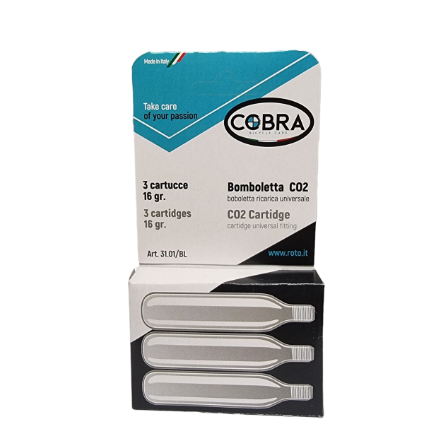 COBRA sada náplní 3 x 16 g Co2
