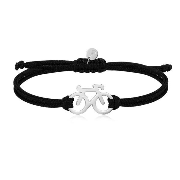SILVER BIKE BRACELET