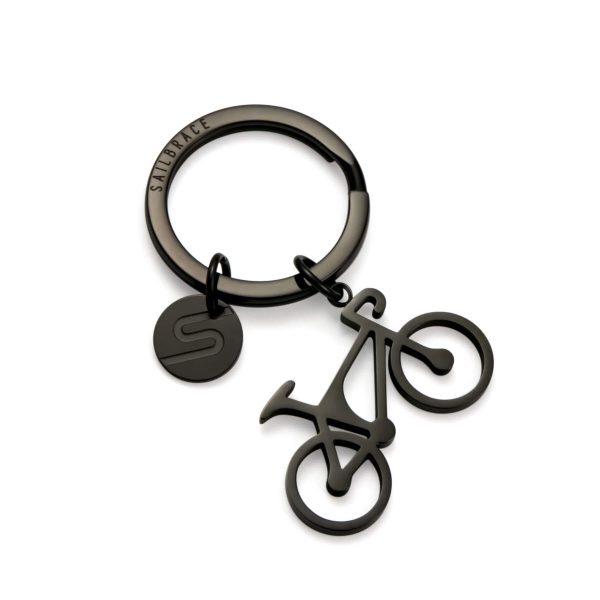 BLACK ROAD BIKE KEYCHAIN