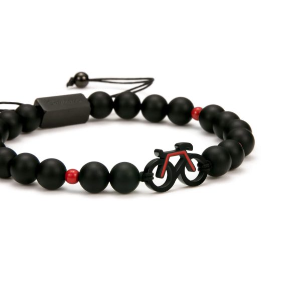 RUBY BIKE BEADED BRACELET