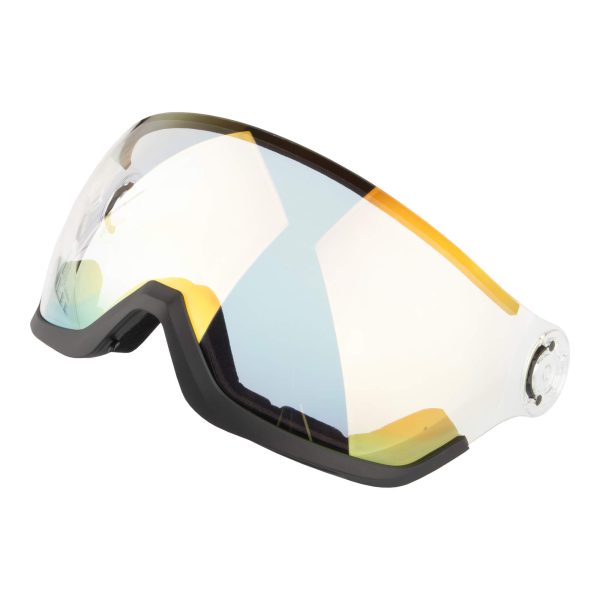Náhradní visor pro lyžařské helmy - fotochromatický zlatý REVO
