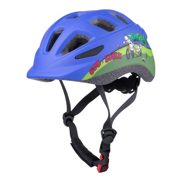 Bob and Bobek children's bicycle helmet - blue