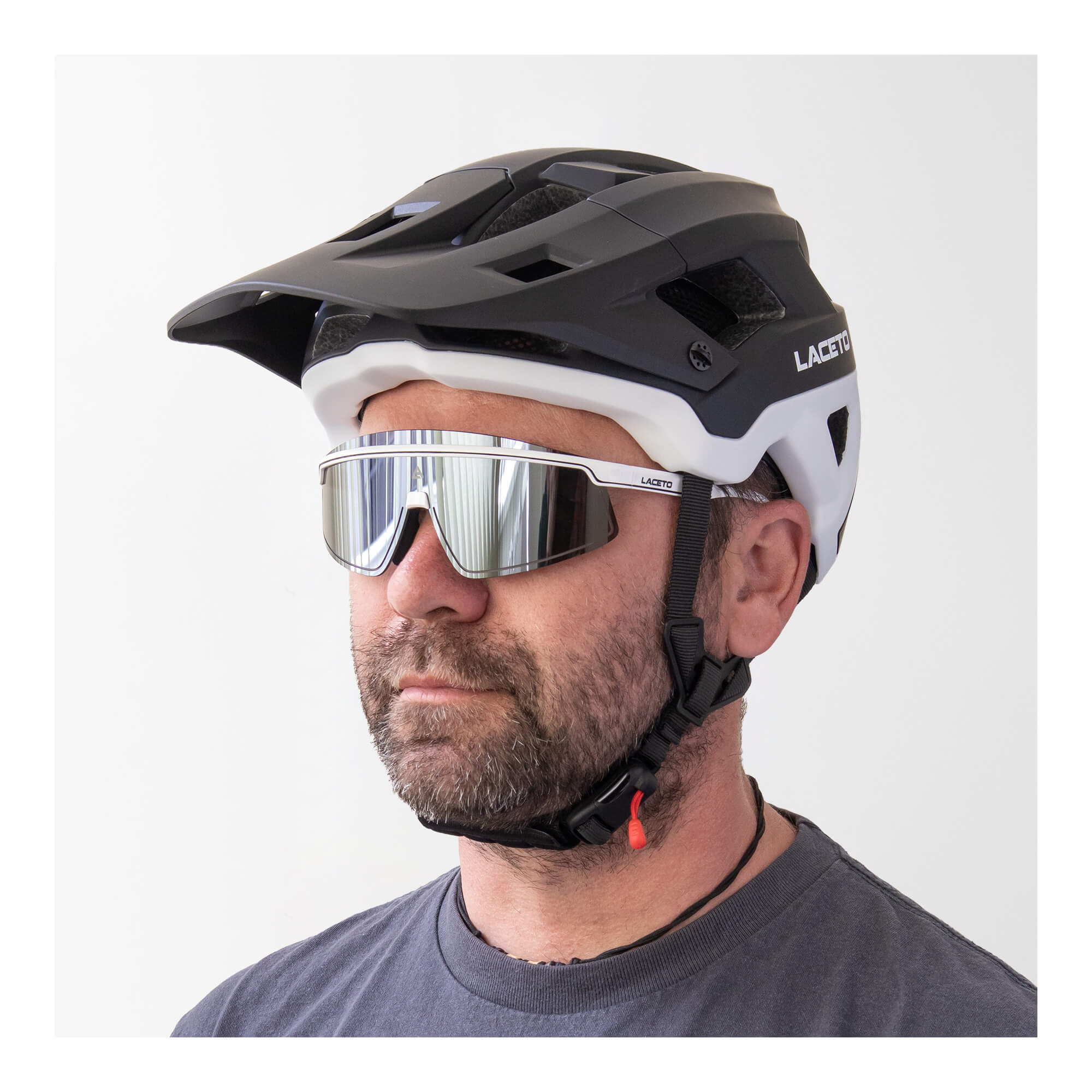 Cycling helmet SIERRA Black-White - Image 2